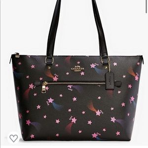 Coach Gallery Tote Shoulder Bag - Pink Stars NWOT